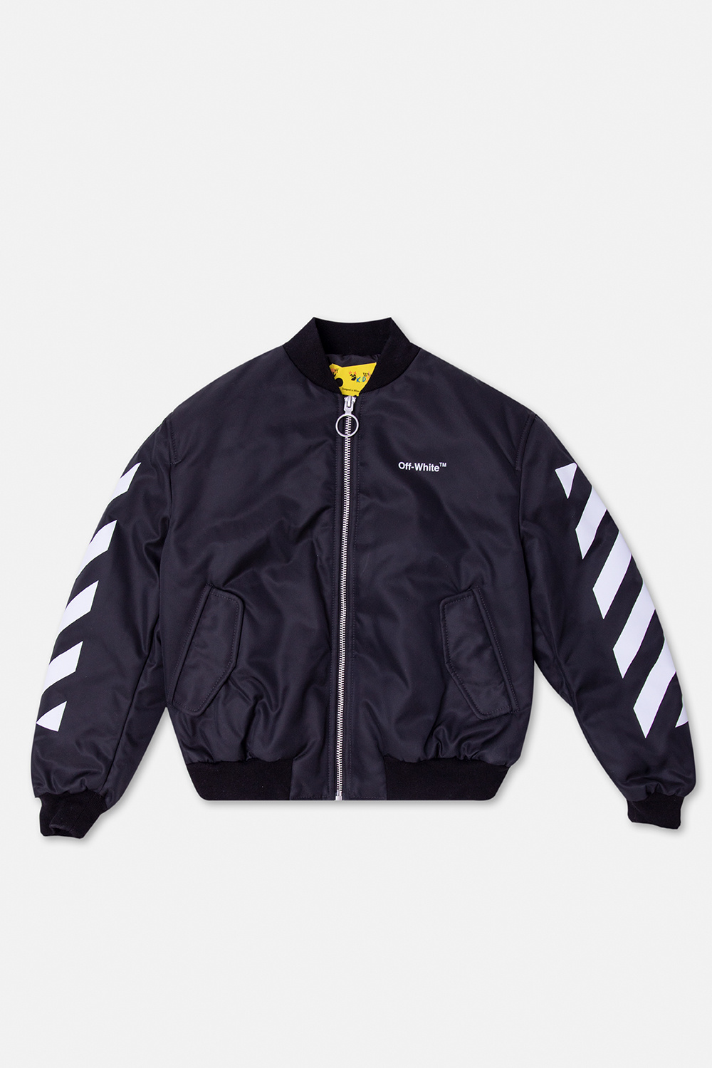 Off white black hot sale bomber jacket